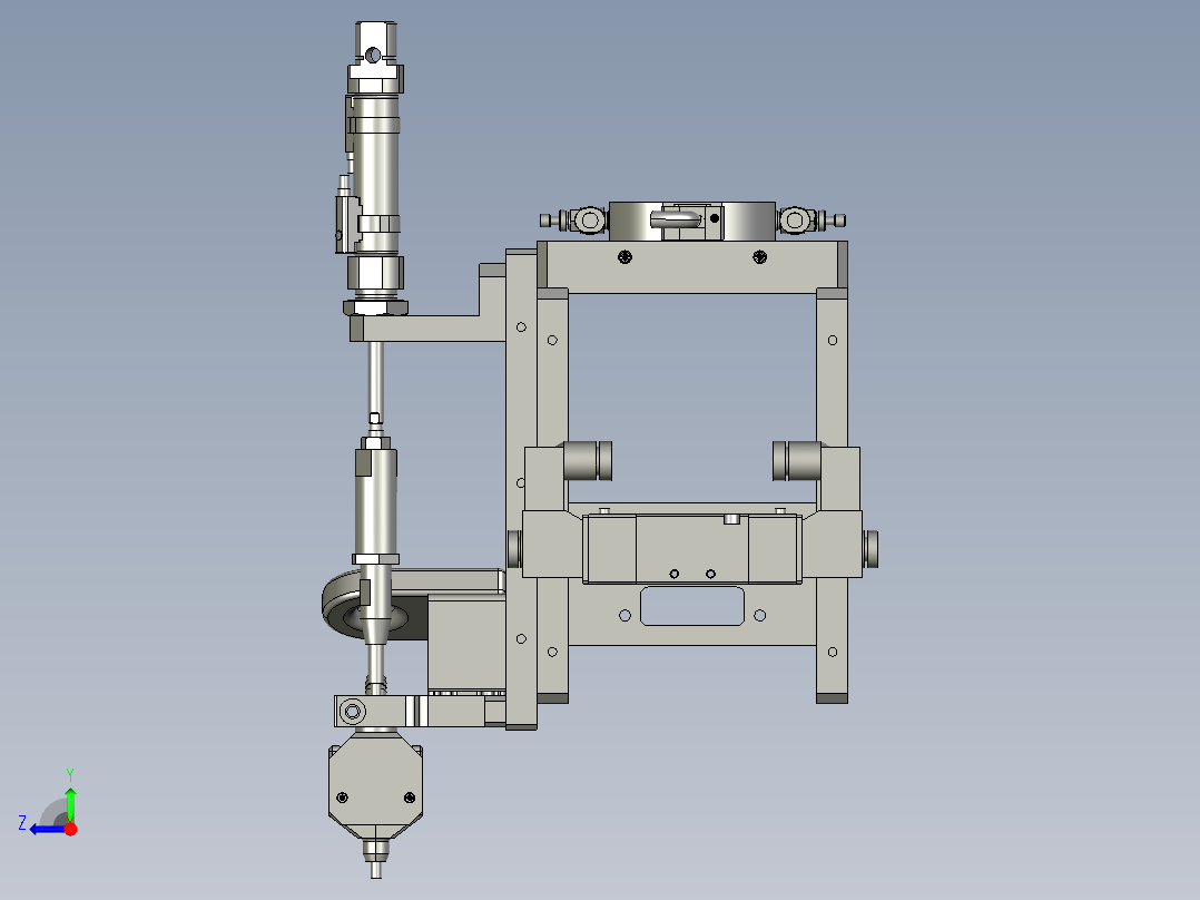 集成站-吹打adaptor右视图