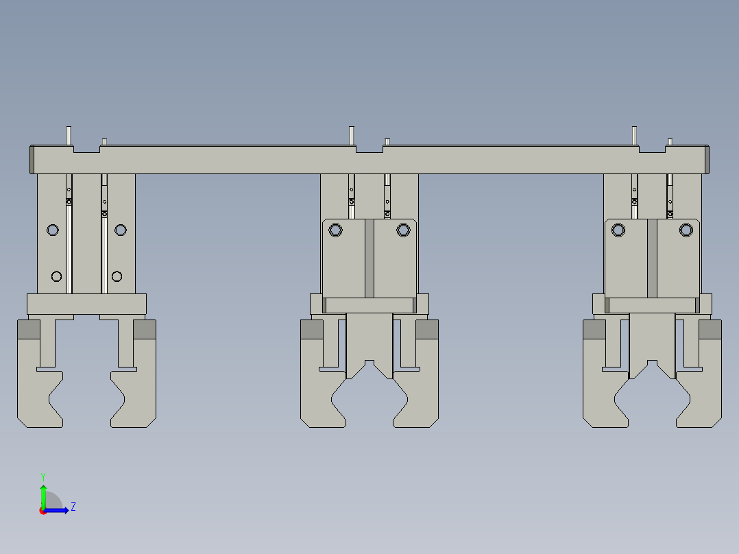 LXYC-BOSS-02060300测量抓手组件左视图