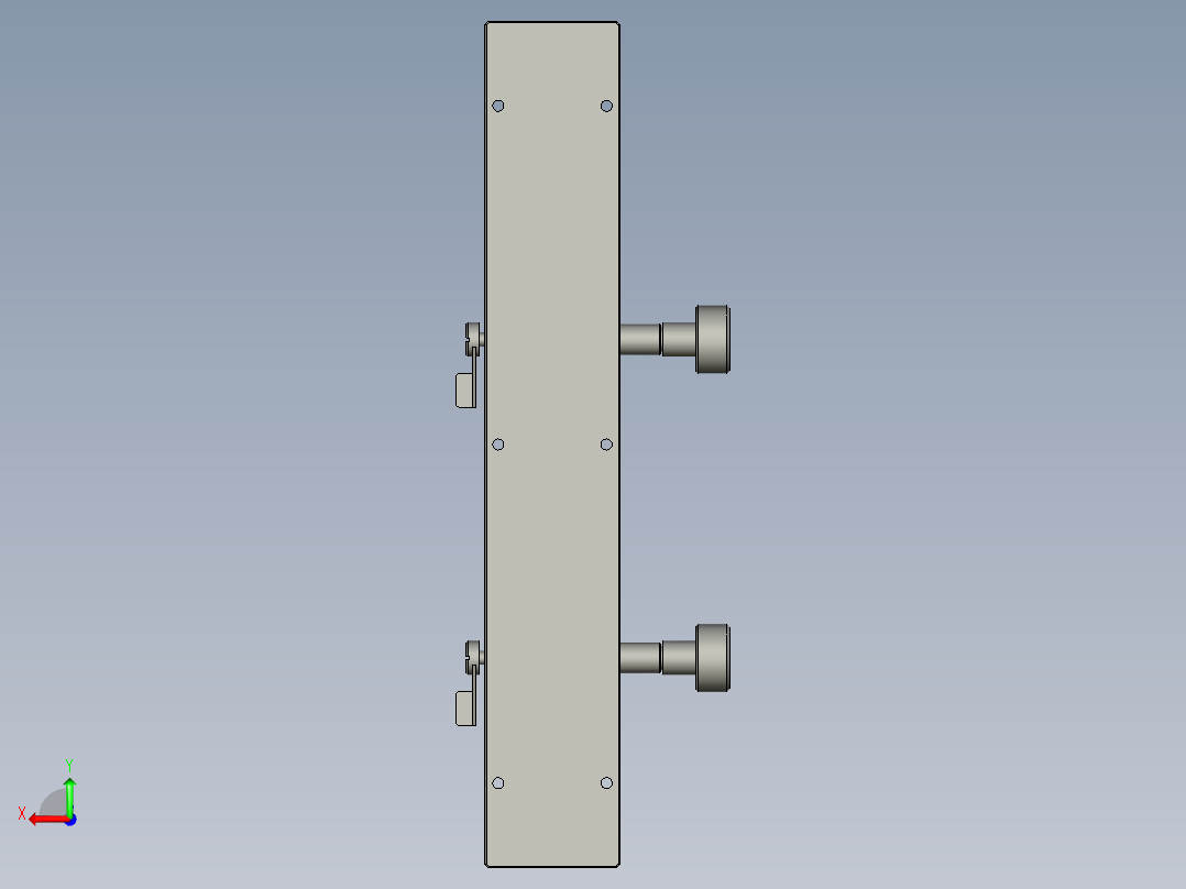 LWX40-L250-2-X轴滑台-东莞盛菱-柱面外观用后视图