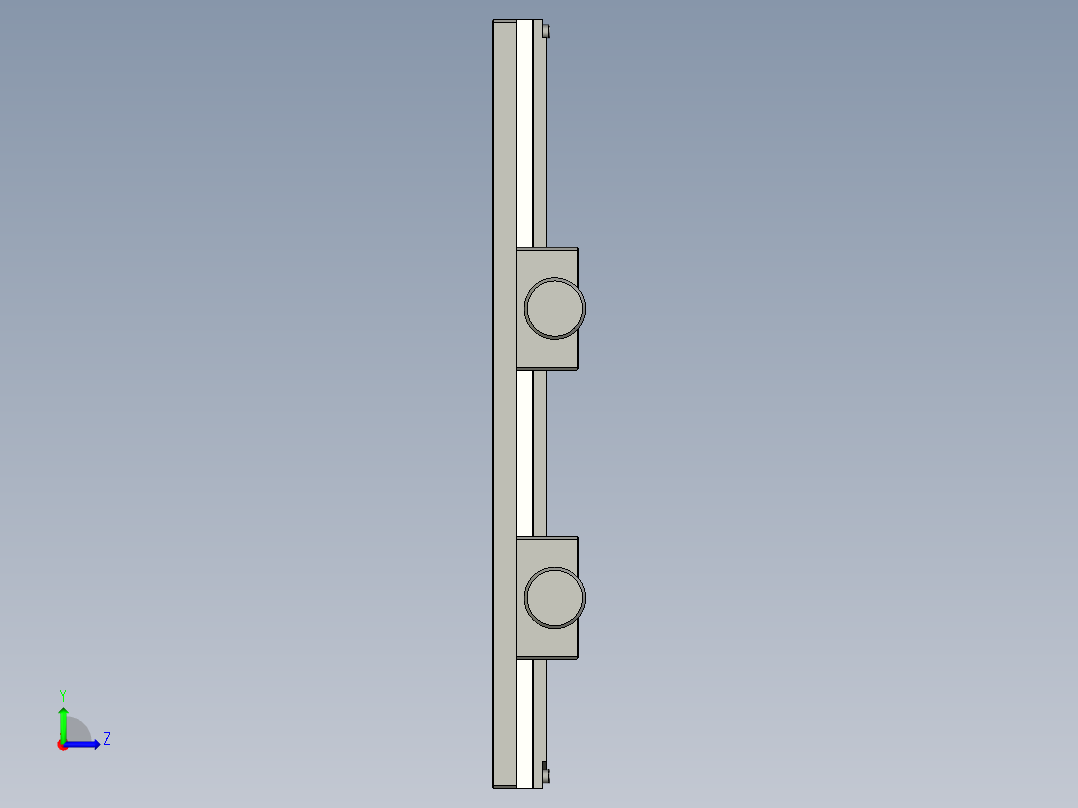 LWX40-L250-2-X轴滑台-东莞盛菱-柱面外观用左视图