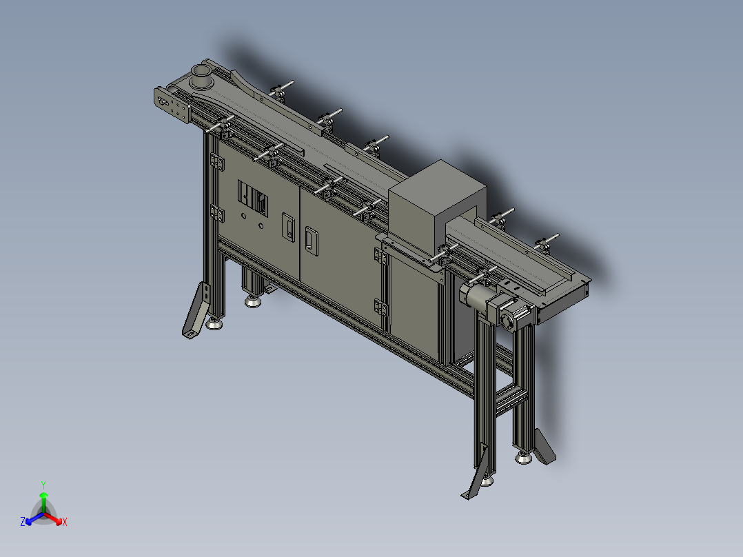 010100网带链板线主视图