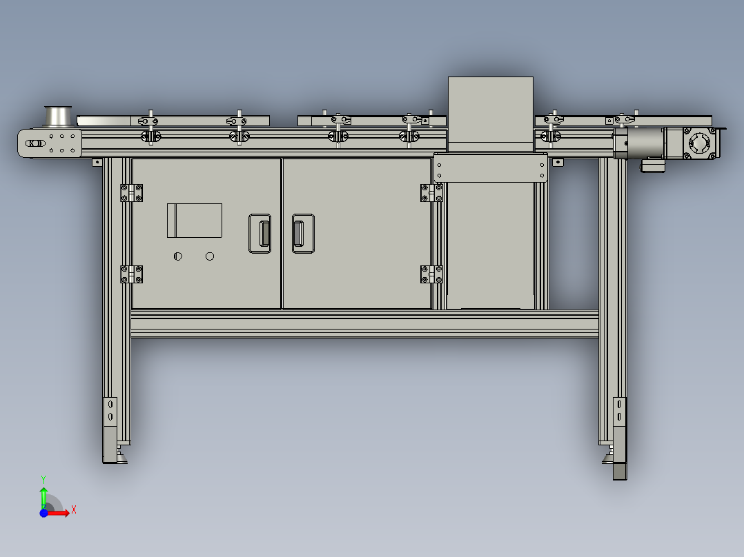 010100网带链板线前视图