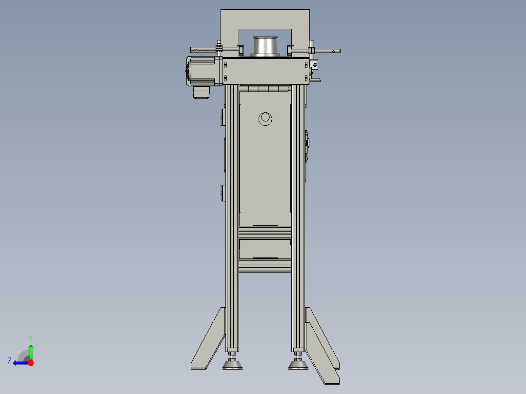 010100网带链板线右视图