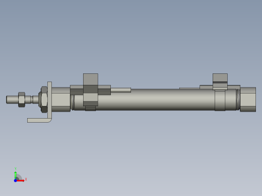 气缸PB12x80SULB+CMSG-2前视缩略图