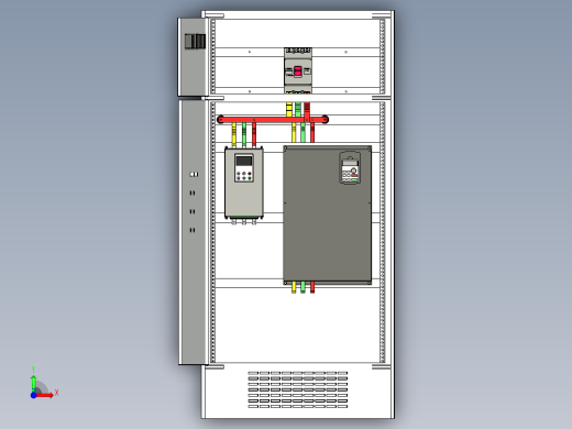 变频器软启动控制柜前视缩略图