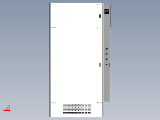 变频器软启动控制柜后视缩略图