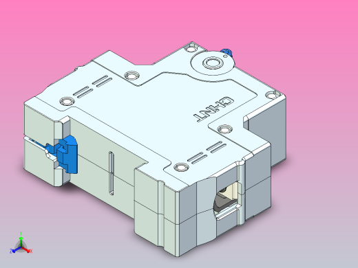 NHP-125G&amp;1P&amp;隔离开关三维模型202307