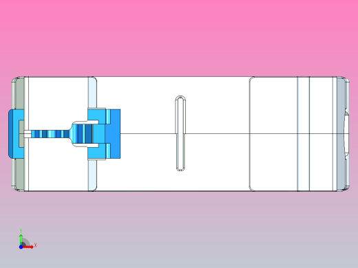 NHP-125G&amp;1P&amp;隔离开关三维模型202307前视缩略图