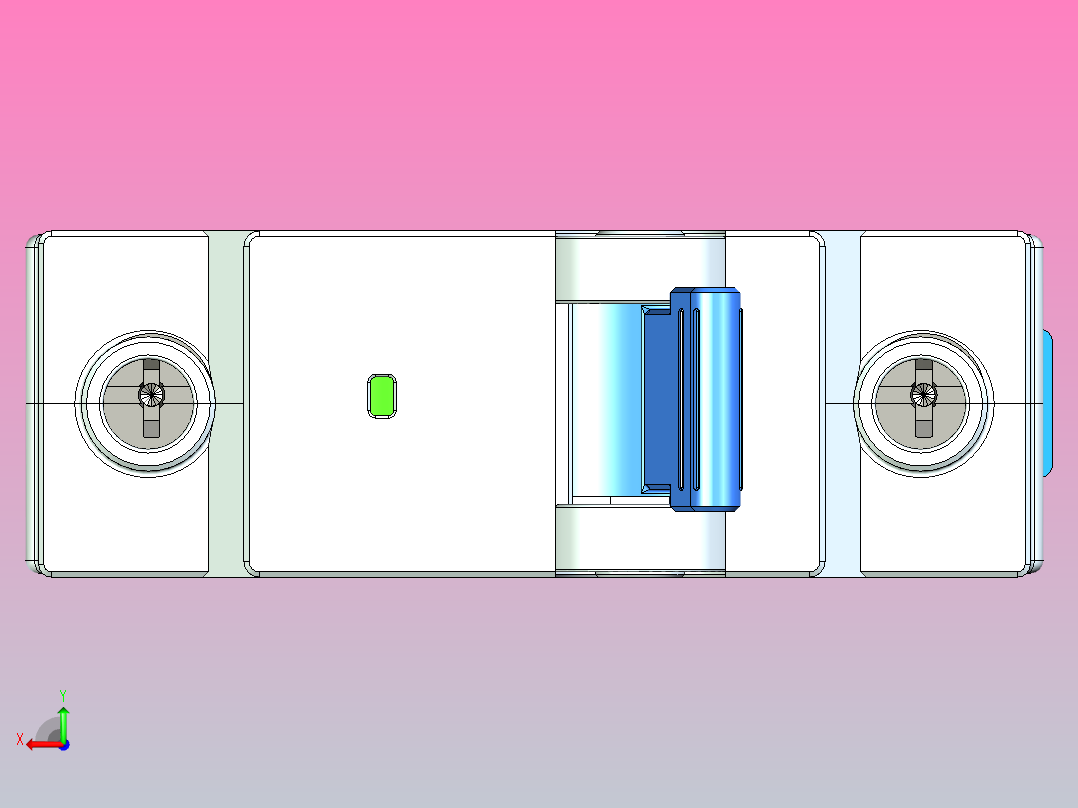 NHP-125G&amp;1P&amp;隔离开关三维模型202307后视图