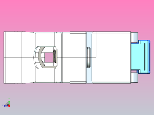 NHP-125G&amp;1P&amp;隔离开关三维模型202307右视缩略图