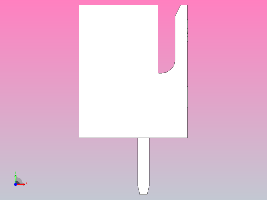 连接器白色JST XH 9针2.54 mm前视缩略图