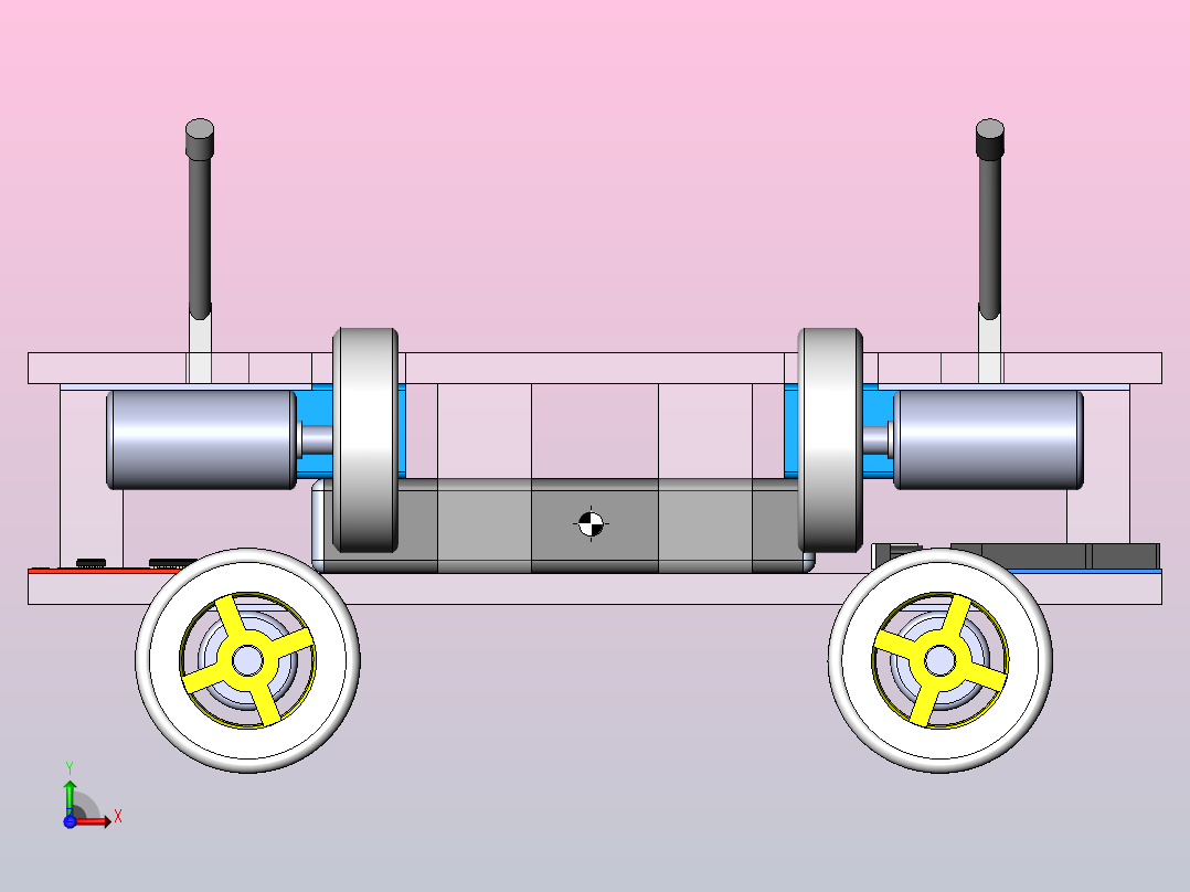 实验漫游机器人2版前视图