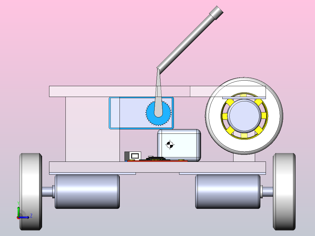实验漫游机器人2版左视图