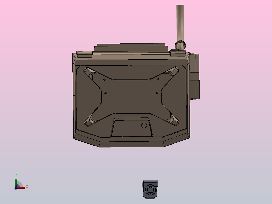 MK-G喷码机3D前视图