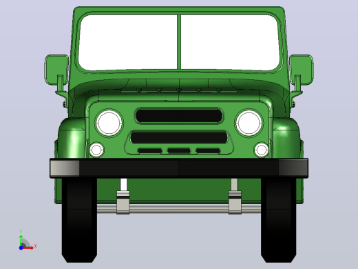 uaz 469汽车前视缩略图