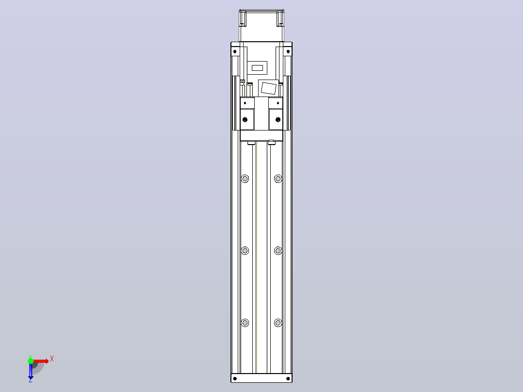 钢基模组TPA-KSR-8610C-440A1-MU-H0俯视图