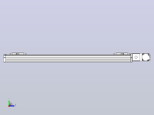 皮带直线轴双滑块型TPA-GCBS-80-P60-L350-QR-M20-N3左视缩略图