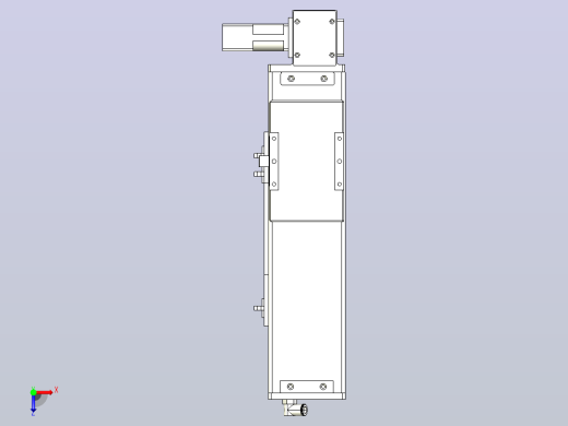 MCB10无尘皮带滑台[MCB10-L32-200-LD-100W-C3]俯视缩略图