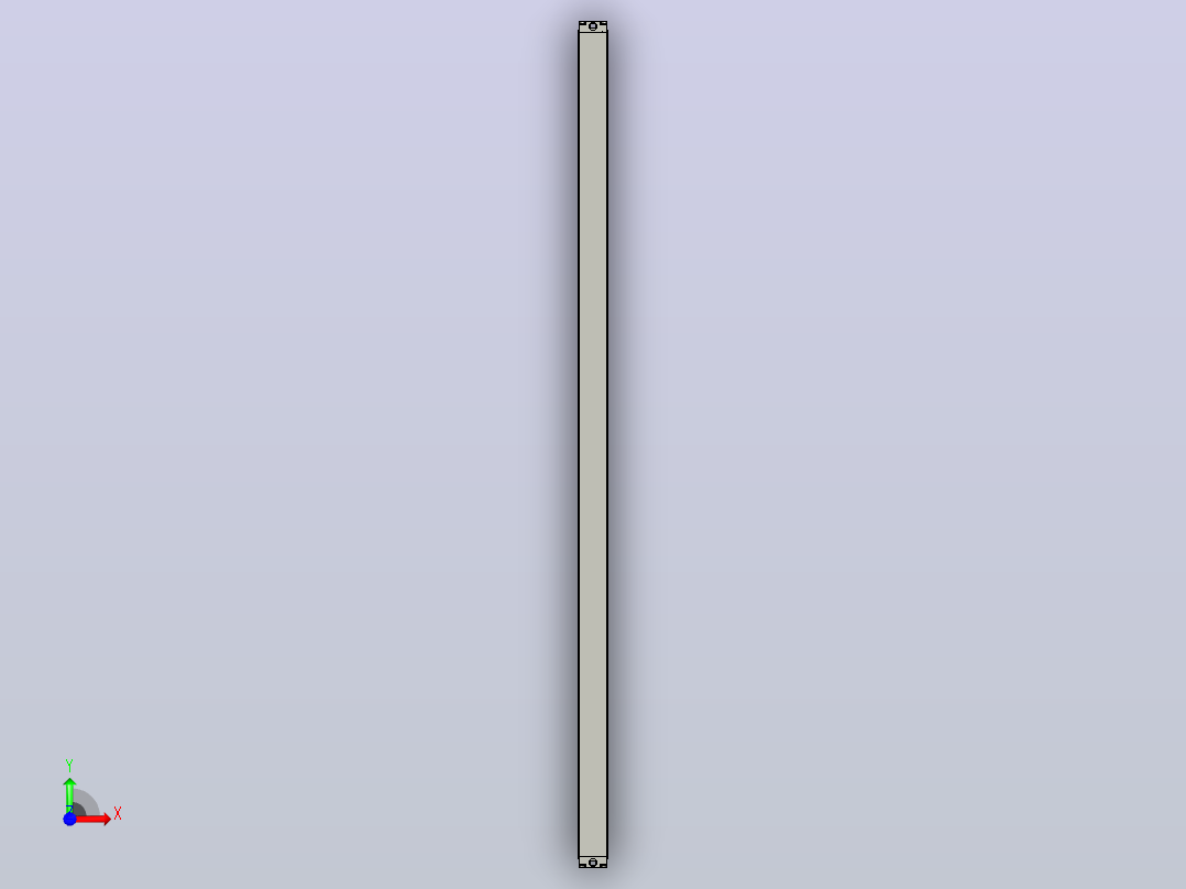 XTD2040安全光栅前视图