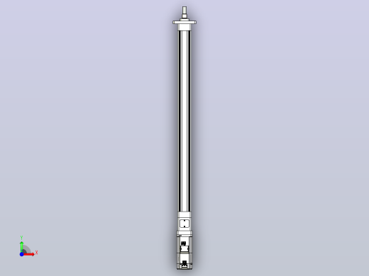 轻载电动缸TPA-ESR40-1210C-L600-M-FA-W-P40-C3前视缩略图