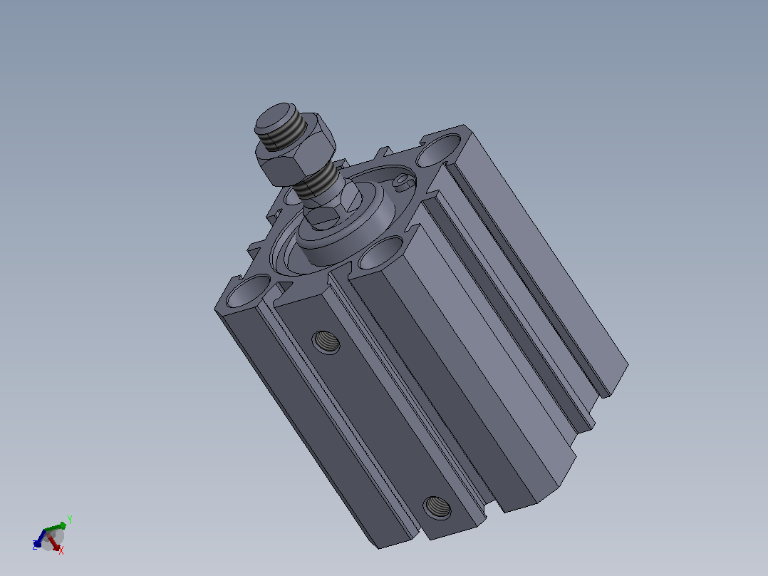 气缸SDA25x30B主视图