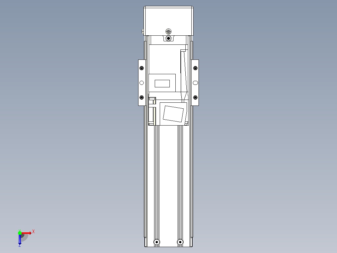 钢基模组TPA-KNR-5002C-200A1-MU-H1俯视图