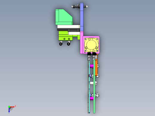 吸附翻转180°机构sw16可编辑俯视缩略图