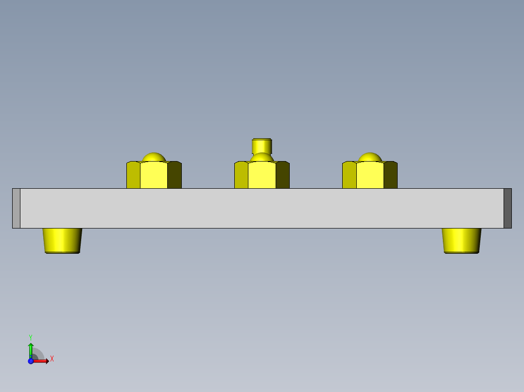 粘接用转台前视图