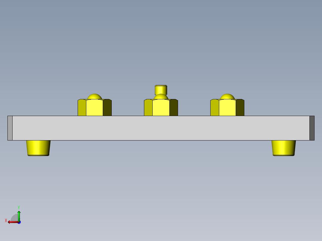 粘接用转台后视图
