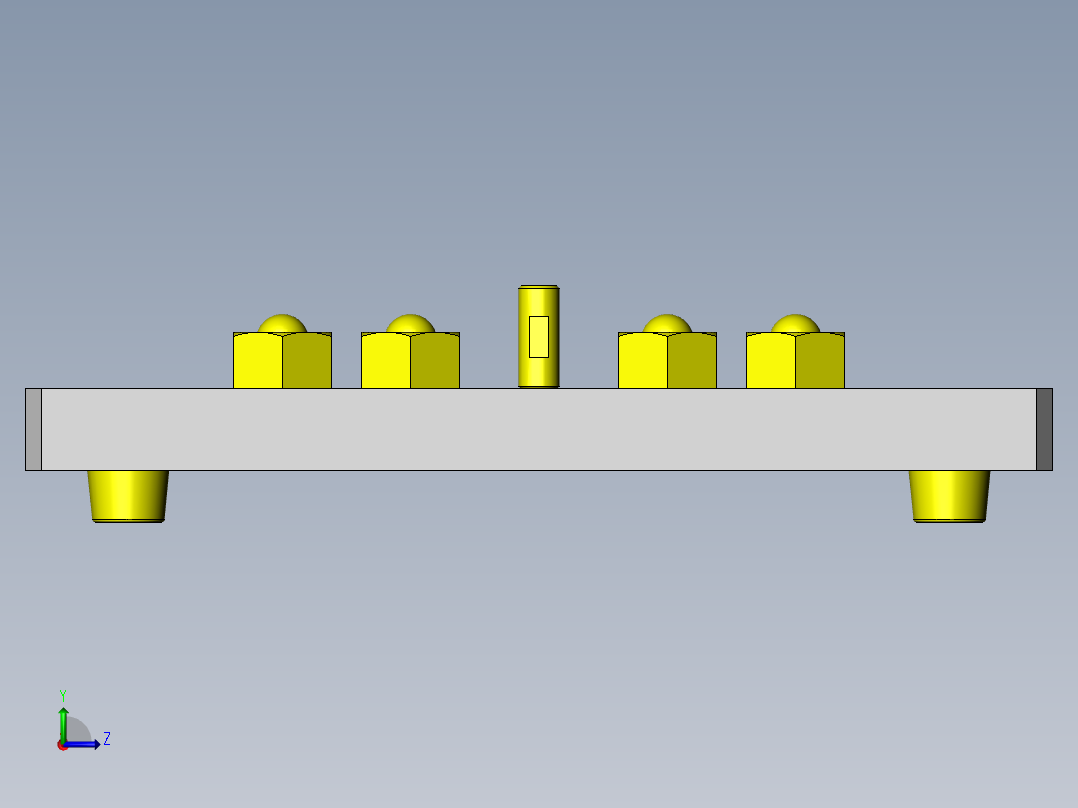 粘接用转台左视图