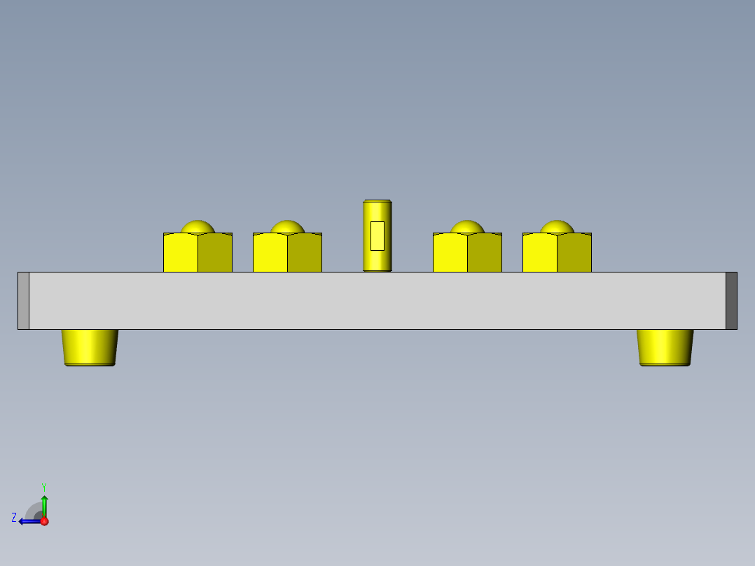 粘接用转台右视图