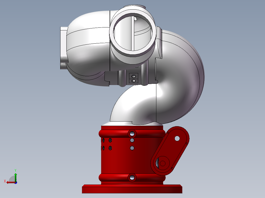 阿密龙水炮模型sw12可编辑后视图