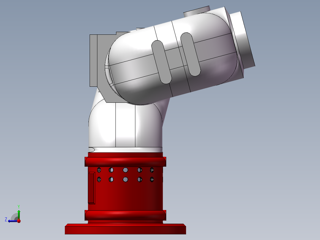 阿密龙水炮模型sw12可编辑右视图