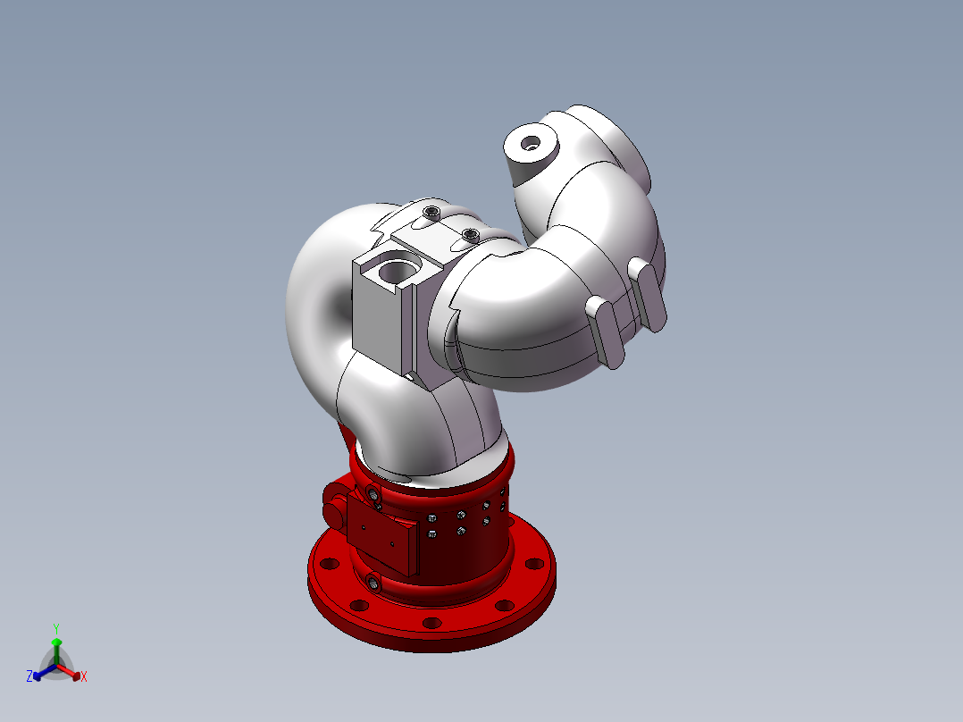 阿密龙水炮模型sw12可编辑正等轴测图