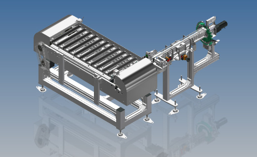 outlet conveyor输送机3D图纸 INVENTOR设计 附STP缩略图