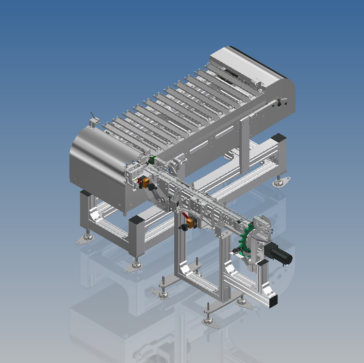 outlet conveyor输送机3D图纸 INVENTOR设计 附STP