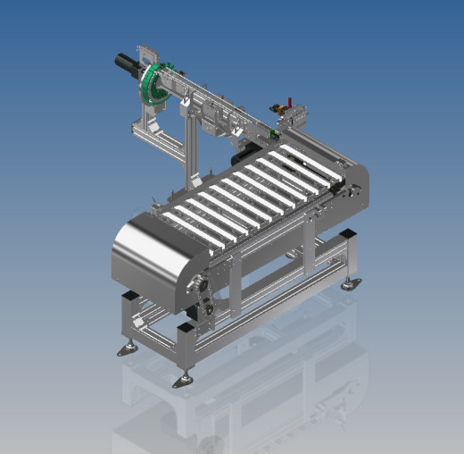 outlet conveyor输送机3D图纸 INVENTOR设计 附STP缩略图