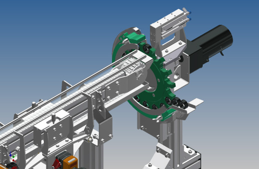 outlet conveyor输送机3D图纸 INVENTOR设计 附STP缩略图