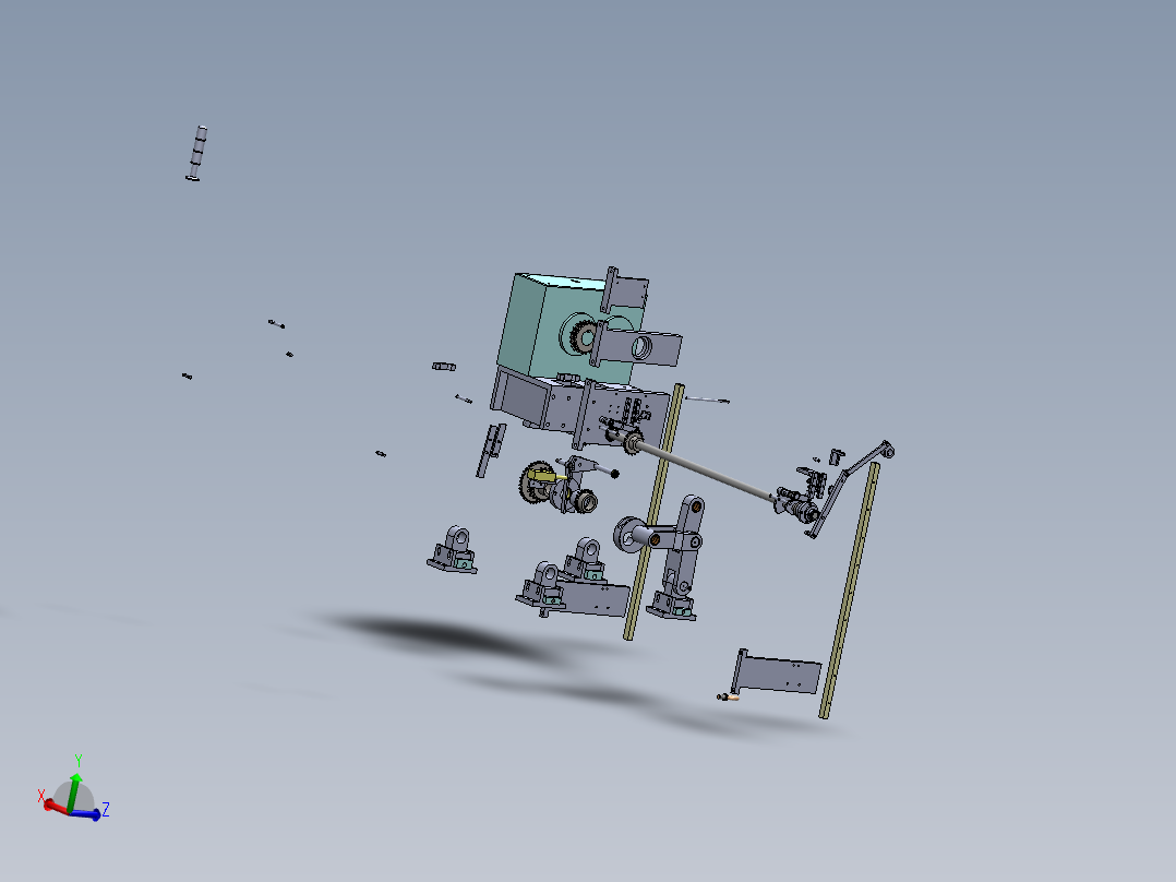 切纸箱机 平压平模切机 3D图纸 机械素材自动化设备三维模型