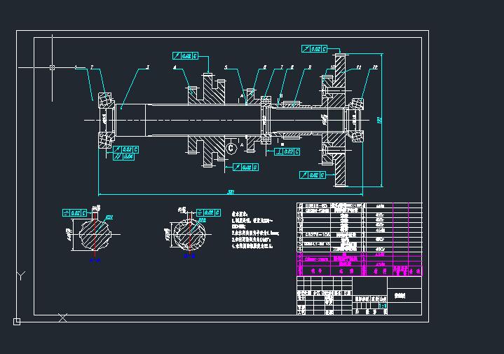 CA6140车床主轴箱 参考 CAD图纸 机械设备设计