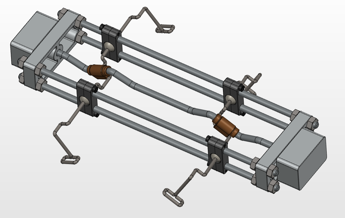 蝾螈慢行机构3D模型