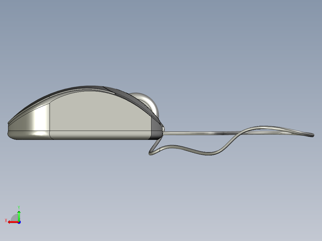 solidworks 有线鼠标后视图