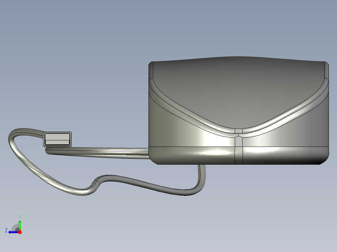 solidworks 有线鼠标右视图