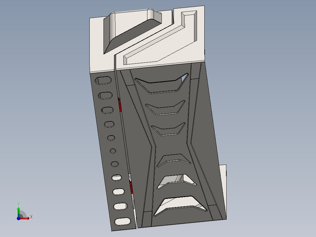 三轮车双层坐桶前视图
