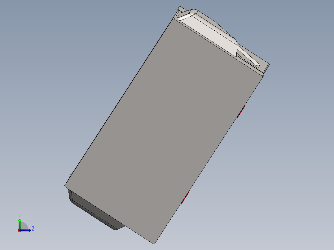 三轮车双层坐桶左视图