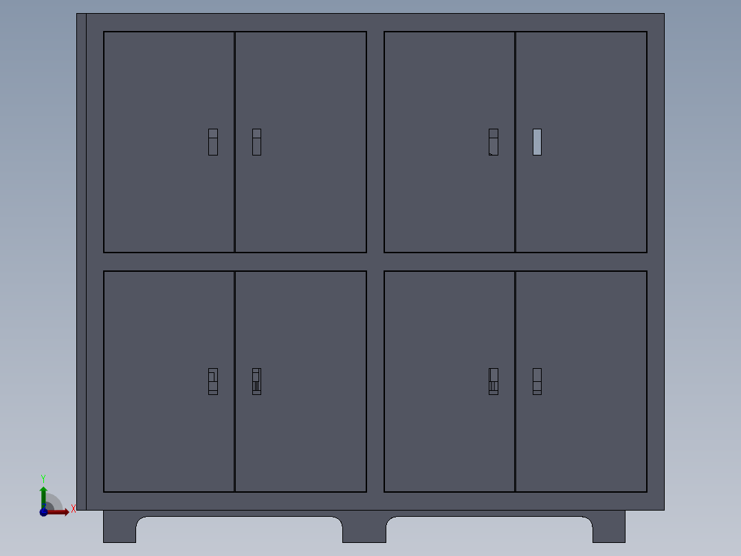 G973 钻攻一体转盘螺纹机前视图