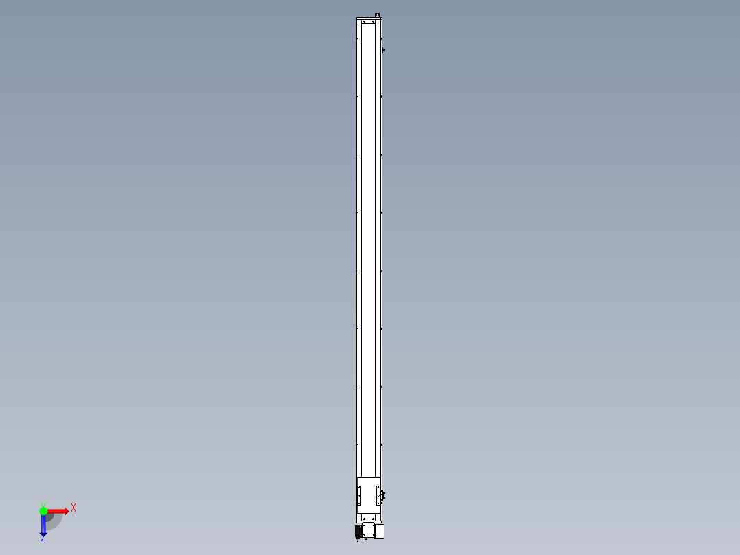 Toyo东佑达直线模组-ECB14-2300-RD俯视图