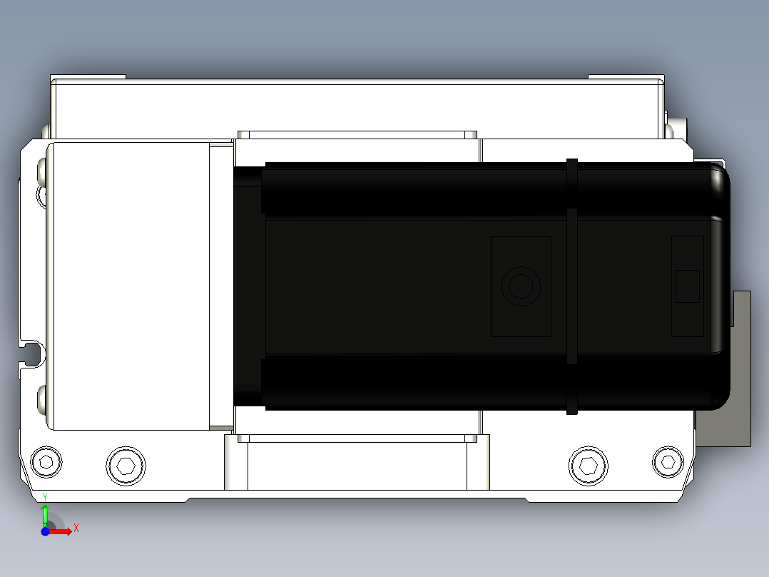 Toyo东佑达直线模组-ECB17-800-L前视图
