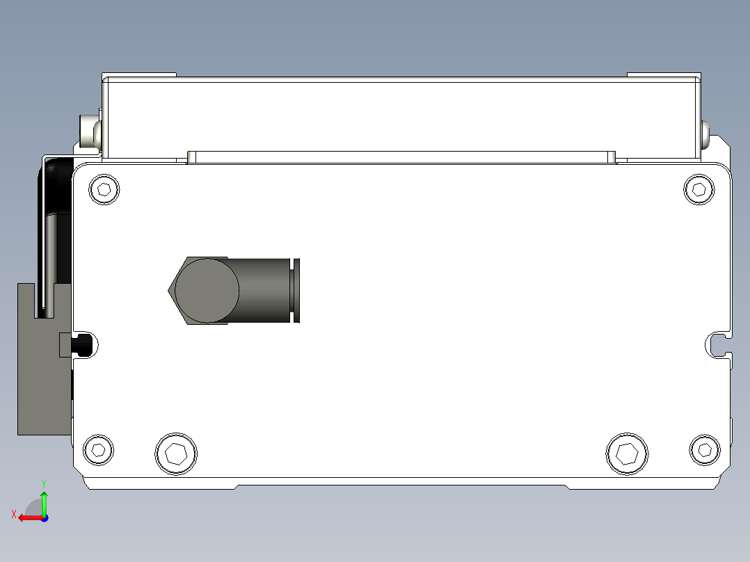 Toyo东佑达直线模组-ECB17-800-L后视图