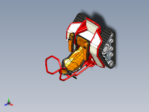 B10_履带式电动轮椅